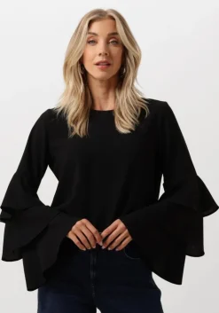 zwarte liu jo blouses blusa balze