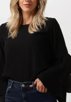 zwarte liu jo blouses blusa balze