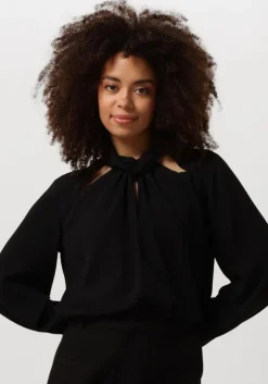 zwarte liu jo blouses tunica cut out