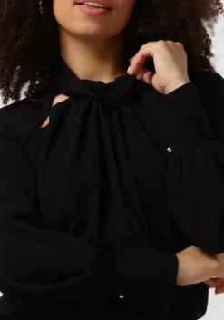 zwarte liu jo blouses tunica cut out