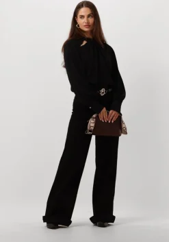 zwarte liu jo blouses tunica cut out