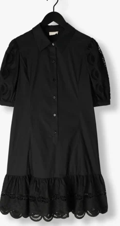 zwarte liu jo mini jurk abito ts.nav