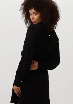 zwarte liu jo mini jurk abito cut out