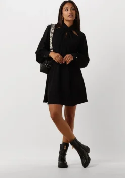 zwarte liu jo mini jurk abito cut out