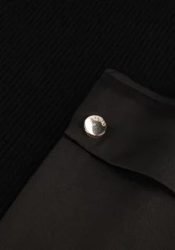 zwarte liu jo mini jurk ecs abito maglia