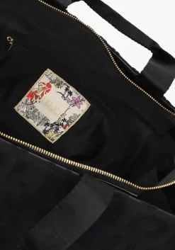 zwarte liu jo shopper logo bag