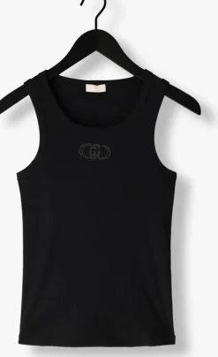 zwarte liu jo top 3.0 t-shirt moda s/m