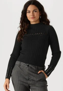 zwarte liu jo top ecs maglia chiusa s/m