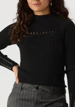 zwarte liu jo top ecs maglia chiusa s/m