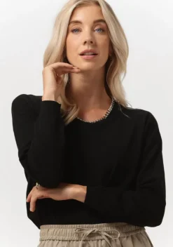 zwarte liu jo trui ecs maglia chiusa m/l 4