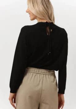 zwarte liu jo trui ecs maglia chiusa m/l 4