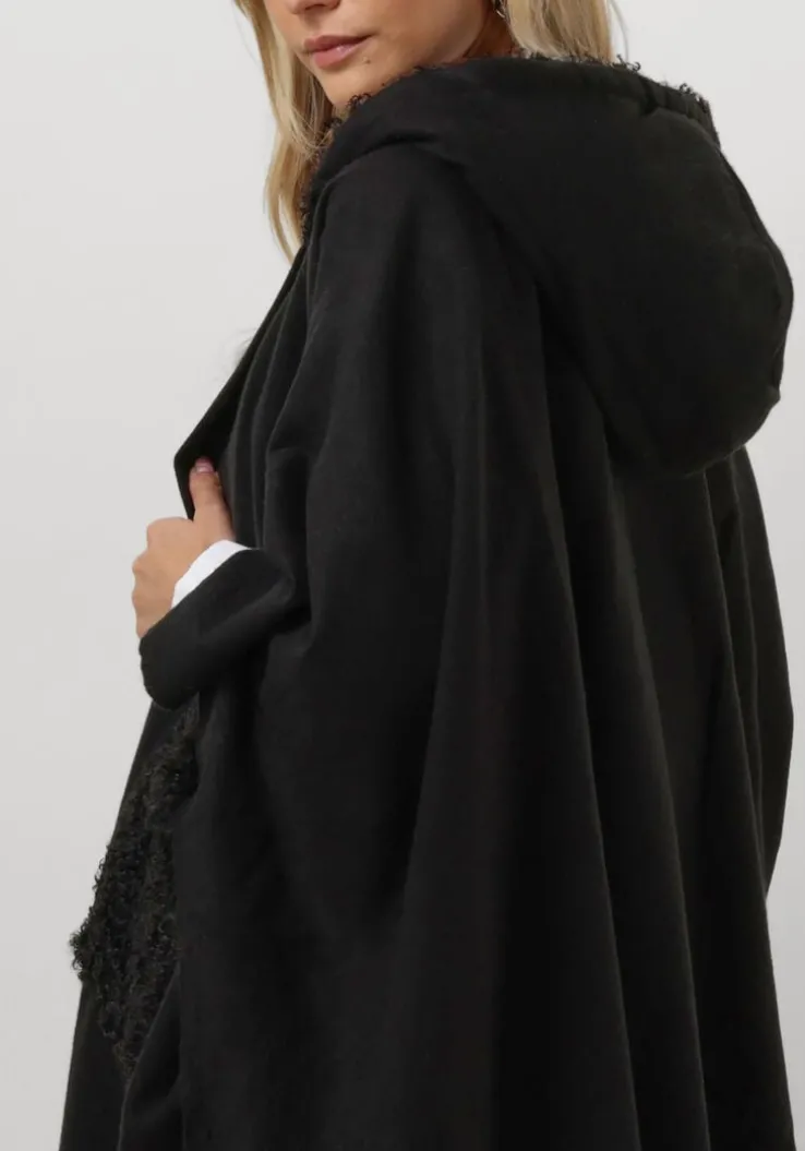 zwarte liu jo truien/vesten fake fur - cloack