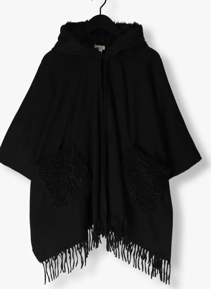 zwarte liu jo truien/vesten fake fur - cloack