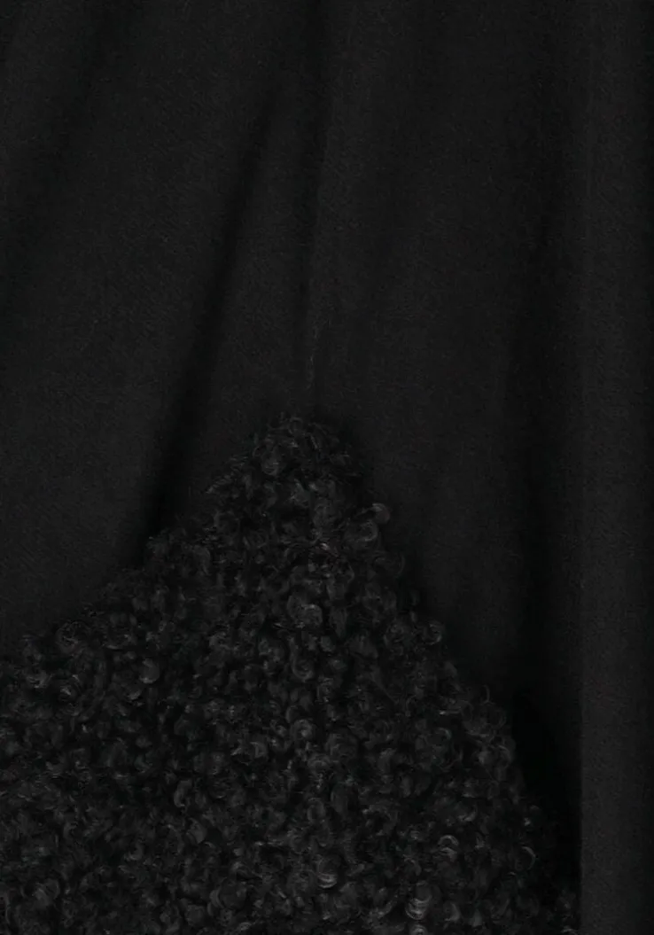 zwarte liu jo truien/vesten fake fur - cloack