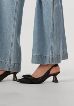 zwarte lodi slingbacks kal5307