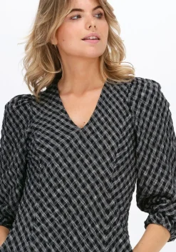 zwarte lollys laundry midi jurk lake dress