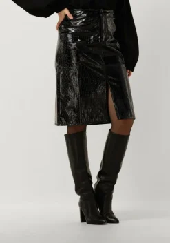 zwarte lollys laundry midirok marikka ll midi skirt