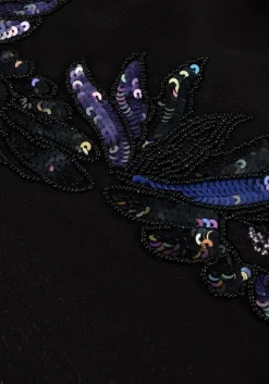 zwarte louizon mini jurk joya