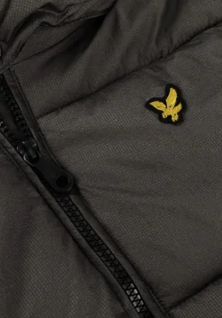 zwarte lyle & scott bodywarmer ripstop quilted gilet