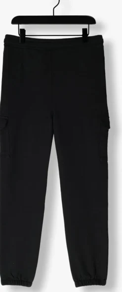 zwarte lyle & scott cargobroeken cargo sweatpant