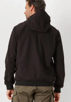 zwarte lyle & scott jack mesh back softshell jacket