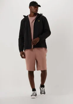 zwarte lyle & scott jack zip through hooded jacket