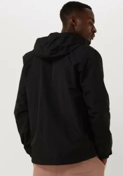 zwarte lyle & scott jack zip through hooded jacket