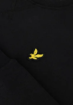 zwarte lyle & scott sweater crew neck sweatshirt boys