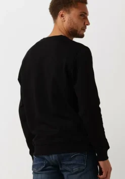 zwarte lyle & scott trui crew neck sweatshirt