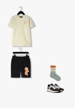 zwarte malelions korte broek font shorts