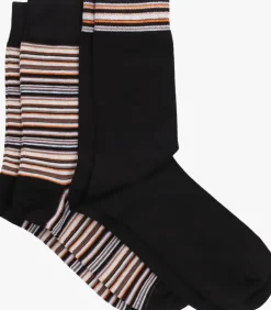 zwarte marcmarcs sokken dion cotton 2-pack