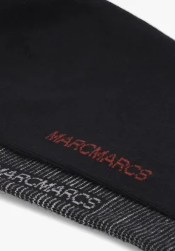 zwarte marcmarcs sokken florian cotton 2-pack