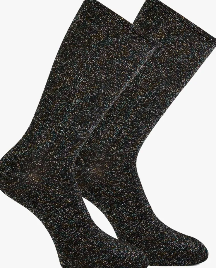 zwarte marcmarcs sokken gwen 2-pack lang