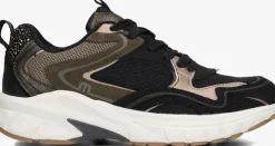 zwarte maruti lage sneakers novi