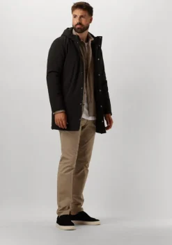 zwarte matinique gewatteerde jas deston