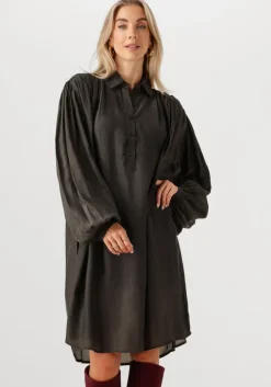 zwarte mes demoiselles maxi jurk felicia