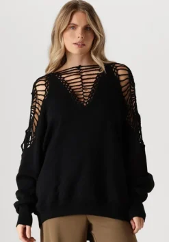 zwarte mes demoiselles sweater shiho