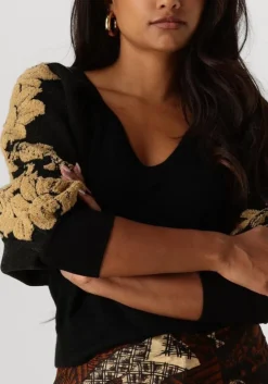 zwarte mes demoiselles truien/vesten aveline