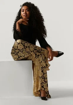 zwarte mes demoiselles wijde broek rose ballerina