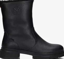 zwarte mexx enkelboots polly glad