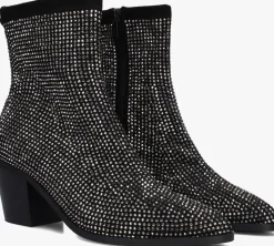 zwarte mexx enkellaarsjes peach mara