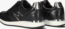 zwarte mexx lage sneakers parfait kitsch