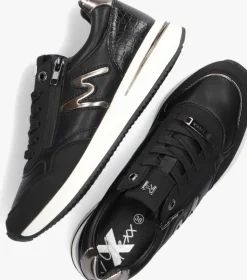 zwarte mexx lage sneakers lenthe