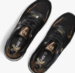 zwarte mexx lage sneakers pippin love