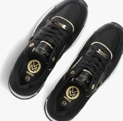 zwarte mexx lage sneakers paulita love
