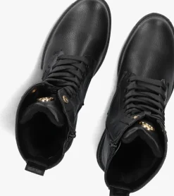 zwarte mexx veterboots holea glad