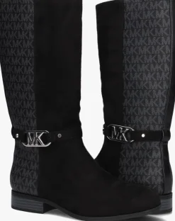 zwarte michael kors kids laarzen finley kincaid 2