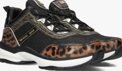 zwarte michael kors kids lage sneakers olympia