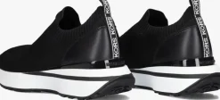 zwarte michael kors lage sneakers ari slip on