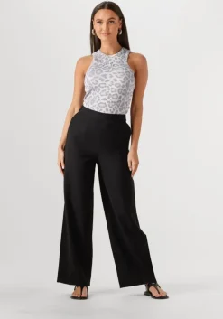 zwarte michael kors platte sandalen mandy thong sandal